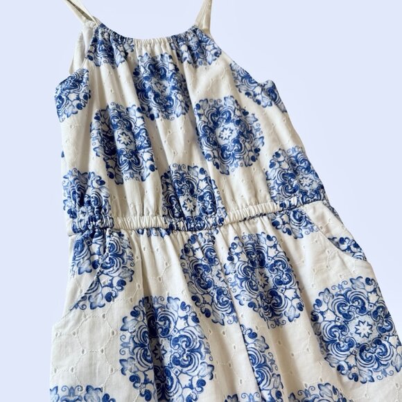 Girls Rachel Zoe for Janie & Jack Medallion Jumpsuit, Size 7 - Picture 6 of 9